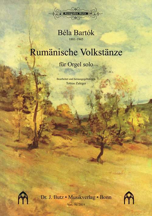 Rumänische Volkstänze&nbsp;&nbsp;für Orgel&nbsp;&nbsp;