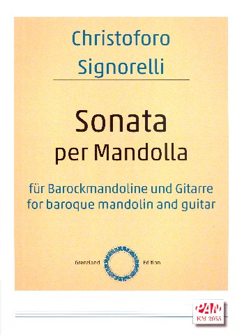Sonata per mandolla  für Barockmandoline und Gitarre  Stimmen