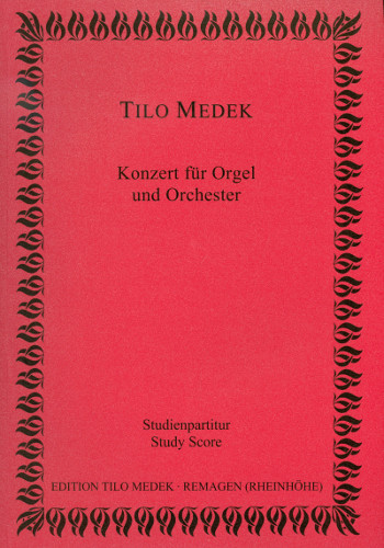Konzert&nbsp;&nbsp;für Orgel und Orchester&nbsp;&nbsp;Studienpartitur