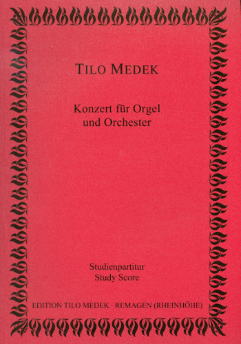 Konzert  für Orgel und Orchester  Studienpartitur