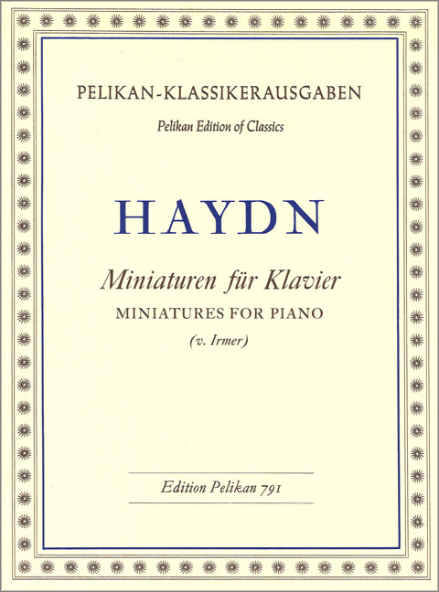 Miniaturren&nbsp;&nbsp;für Klavier&nbsp;&nbsp;