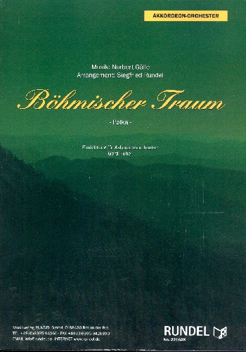 Böhmischer Traum -  für Akkordeonorchester  Partitur und Stimmen