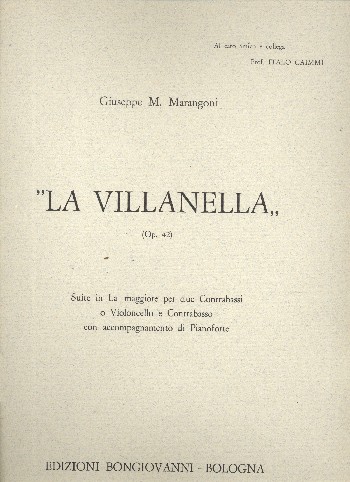 La Villanella op.42 Suite la maggiore