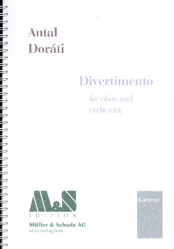 Divertimento  für Oboe und Orchester  Studienpartitur