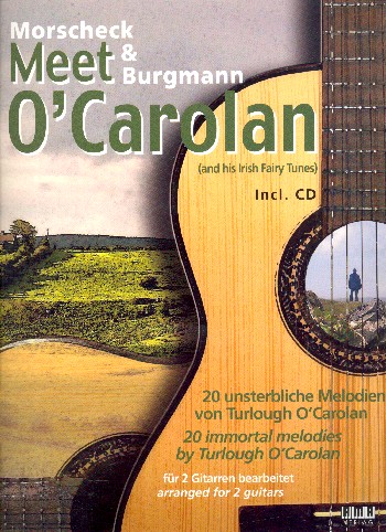 Meet O'Carolan and his Irish Fairy Tunes (+CD):  für 2 Gitarren/Tabulatur  Spielpartitur