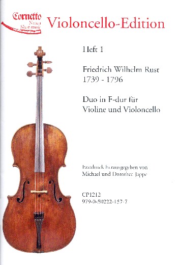 Duo F-Dur  für Violine und Violoncello  Partitur und Stimmen
