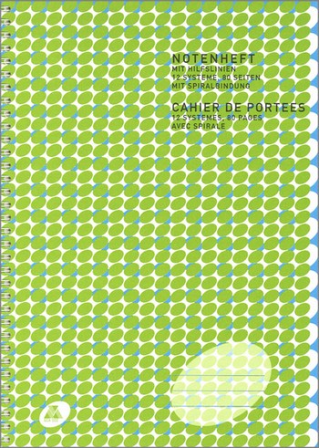 Notenblock Din A4 hoch