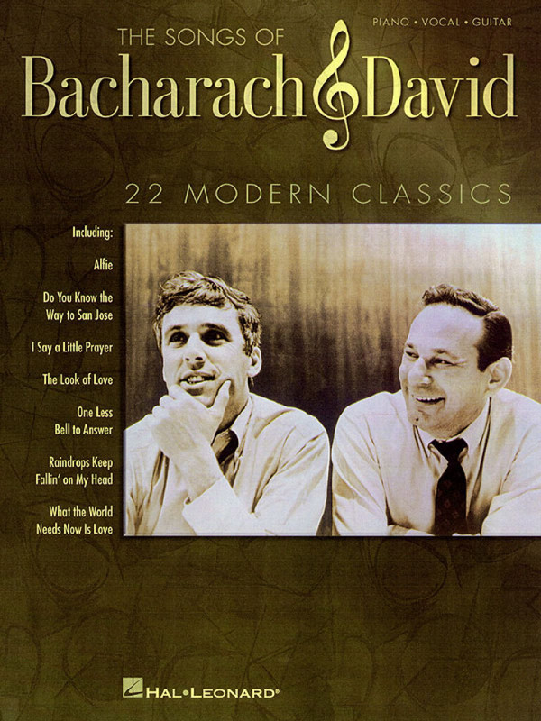 The Songs of Bacharach & David  piano/vocal/guitar  songbook