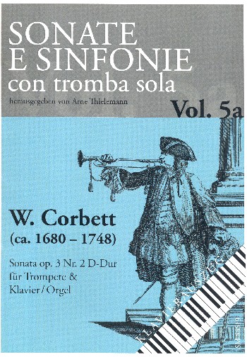 Sonate D-Dur op.3,2  für Trompete und Orgel (Klavier)  