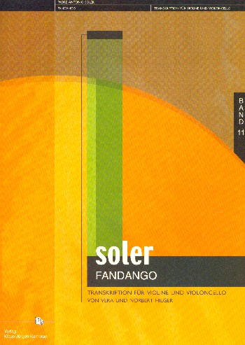 Fandango  für Violine und Violoncello  Partitur und Stimmen