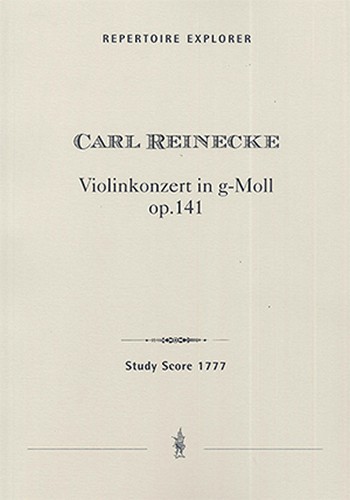 Konzert g-Moll op.141  für Violine und Orchester  Studienpartitur