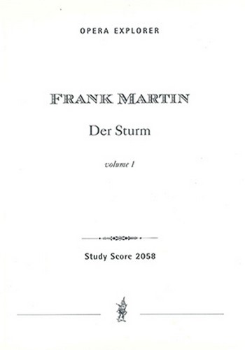  Der Sturm    Studienpartitur in 3 Bänden (dt)