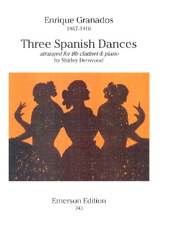 3 spanish Dances  for clarinet and piano  