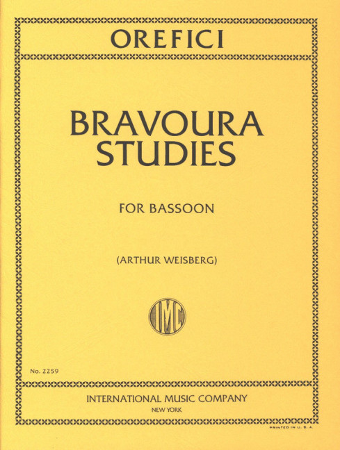 Bravoura Studies&nbsp;&nbsp;for bassoon&nbsp;&nbsp;