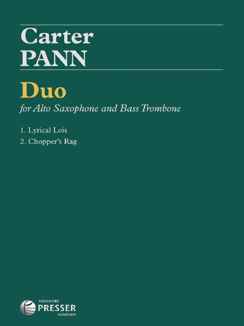 Duo for alto saxophone and&nbsp;&nbsp;bass trombone&nbsp;&nbsp;