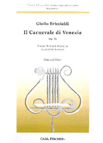 Il carnevale di Venezia op.78  for flute and piano  
