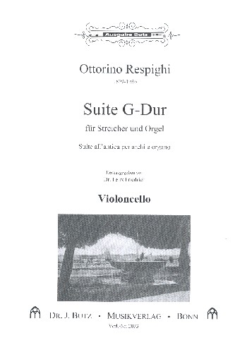 Suite G-Dur&nbsp;&nbsp;für Streichorchester und Orgel&nbsp;&nbsp;Violoncello