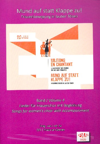 Mund auf statt Klappe zu Band 4&nbsp;&nbsp;für Frauenchor und Instrumente&nbsp;&nbsp;Partitur