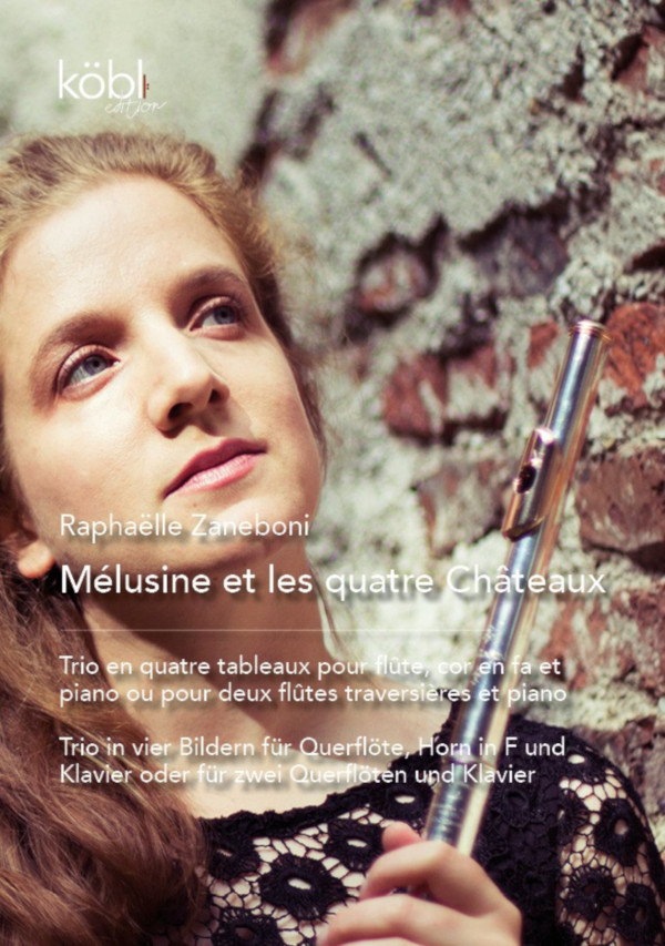 Chateau en fête  für Flöte, Horn in F (Hozblasinstrument) und Klavier  Partitur und Stimmen