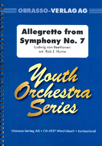 Allegretto from Symphony no.7 op.92  for youth orchestra  score and parts (strings 6-4-4-3-2)