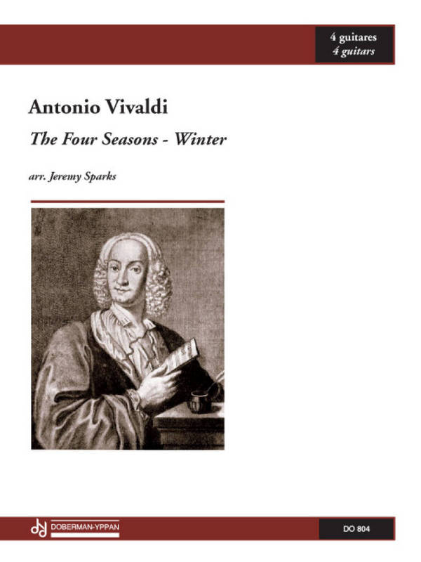 The four Seasons - Winter&nbsp;&nbsp;for 4 guitars&nbsp;&nbsp;score and parts