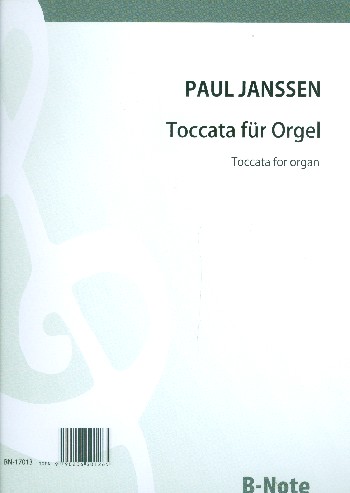 Toccata&nbsp;&nbsp;für Orgel&nbsp;&nbsp;