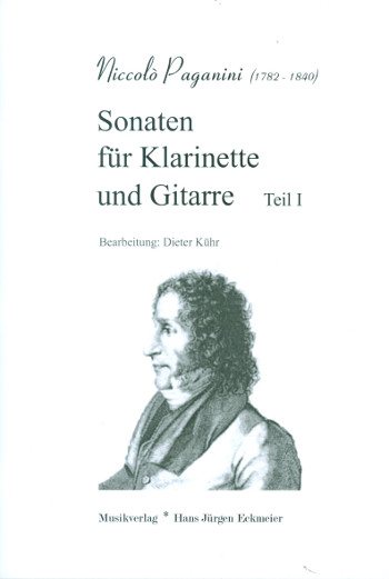 Sonaten Band 1&nbsp;&nbsp;für Klarinette und Gitarre&nbsp;&nbsp;Partitur und Stimme