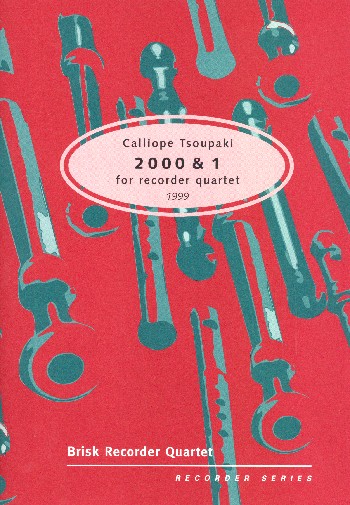 2000 & 1  für 4 Blockflöten (TBGbSb)  Partitur und Stimmen