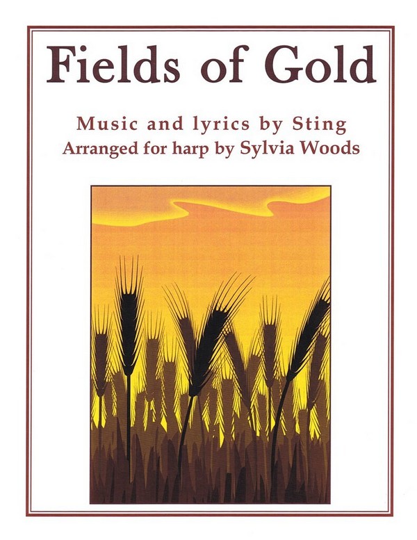 Fields of Gold  for harp (with lyrics)  