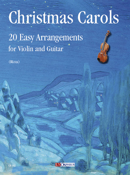 Christmas Carols  for violin and guitar  score and part