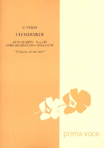 O signore dal tetto natio  per coro (STB) e orchesra  coro e piano