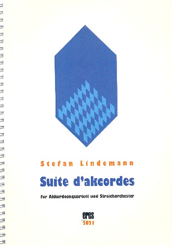 Suite d'akcordes&nbsp;&nbsp;für 4 Akkordeons und Streichorchester&nbsp;&nbsp;Partitur