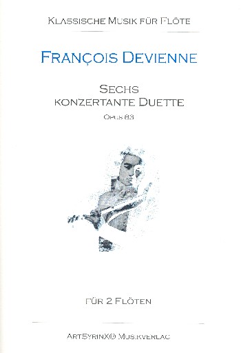 6 konzertante Duette op.83  für 2 Flöten  Spielpartitur