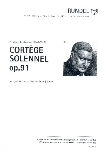 Cortège solennel op.91  für Blasorchester  Partitur und Stimmen