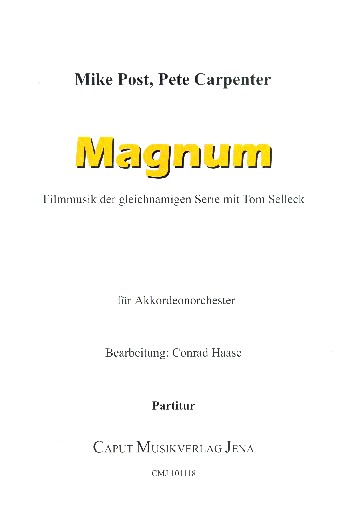 Magnum:  für Akkordeonorchester  Partitur