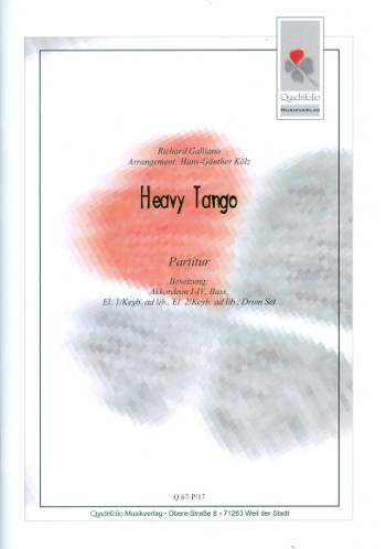 Heavy Tango  für Akkordeonorchster  Partitur