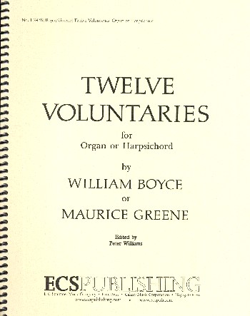 12 Voluntaries  for organ (harpsichord)  
