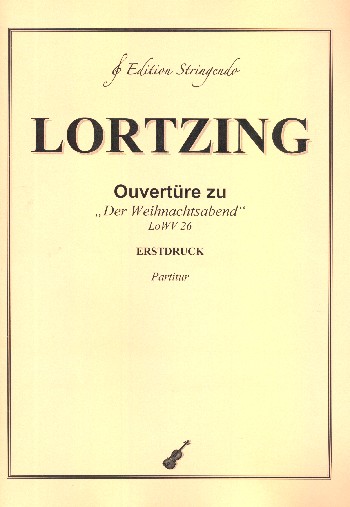 Ouvertüre zu Der Weihnachtsabend LoWV26  für Orchester  Partitur