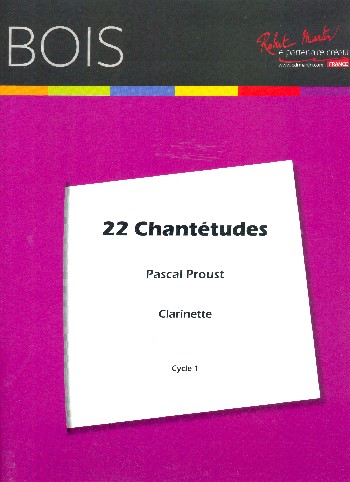 22 Chantétudes  pour clarinette  