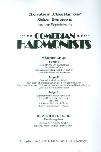 Wer ist hier jung wer hat hier Schwung&nbsp;&nbsp;für Männerchor und Klavier&nbsp;&nbsp;Chorpartitur,  Archivkopie