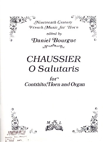 O salutaris  für Alt, Horn in F und Orgel  Partitur und Stimmen