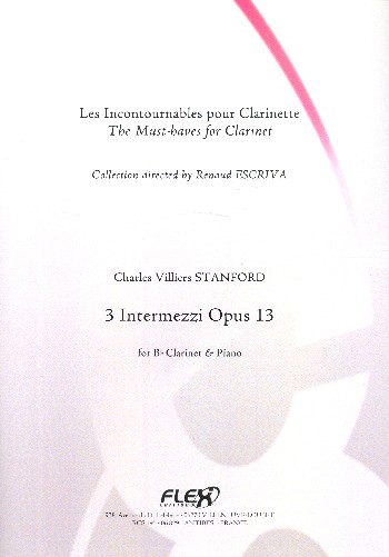 3 Intermezzi op.13  for clarinet and piano  