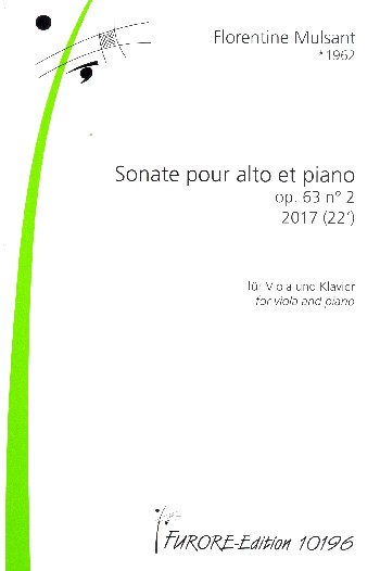 Sonate op.63,2  pour alto et piano  