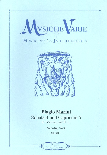 Sonata Nr.4  und  Capriccio op.8  für Violine und Bc  