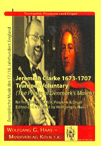 The Prince of Denmark's March  für Trompete, Posaune und Orgel  Partitur und Stimmen