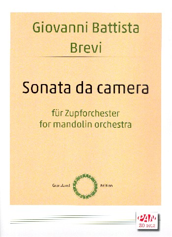 Sonata da camera  für Zupforchester  Partitur