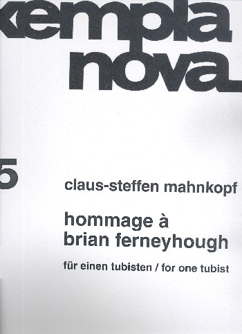 Hommage à Brian Ferneyhough  für Tuba  