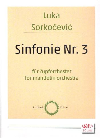 Sinfonie Nr.3&nbsp;&nbsp;für Zupforchester&nbsp;&nbsp;Partitur