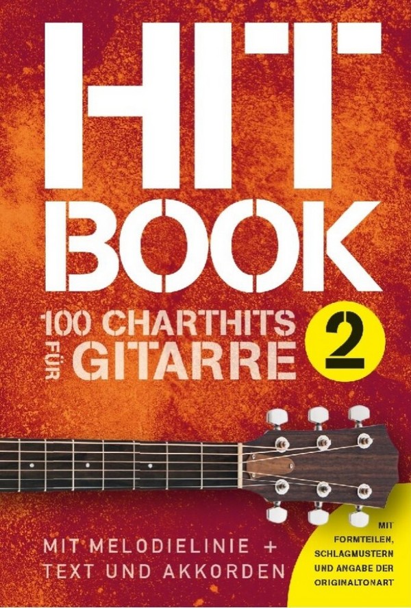 Hitbook Band 2 - 100 Charts  songbook Melodie/Texte/Akkorde  