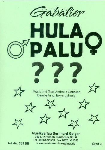 Hulapalu:  für Big Band  Direktion und Stimmen